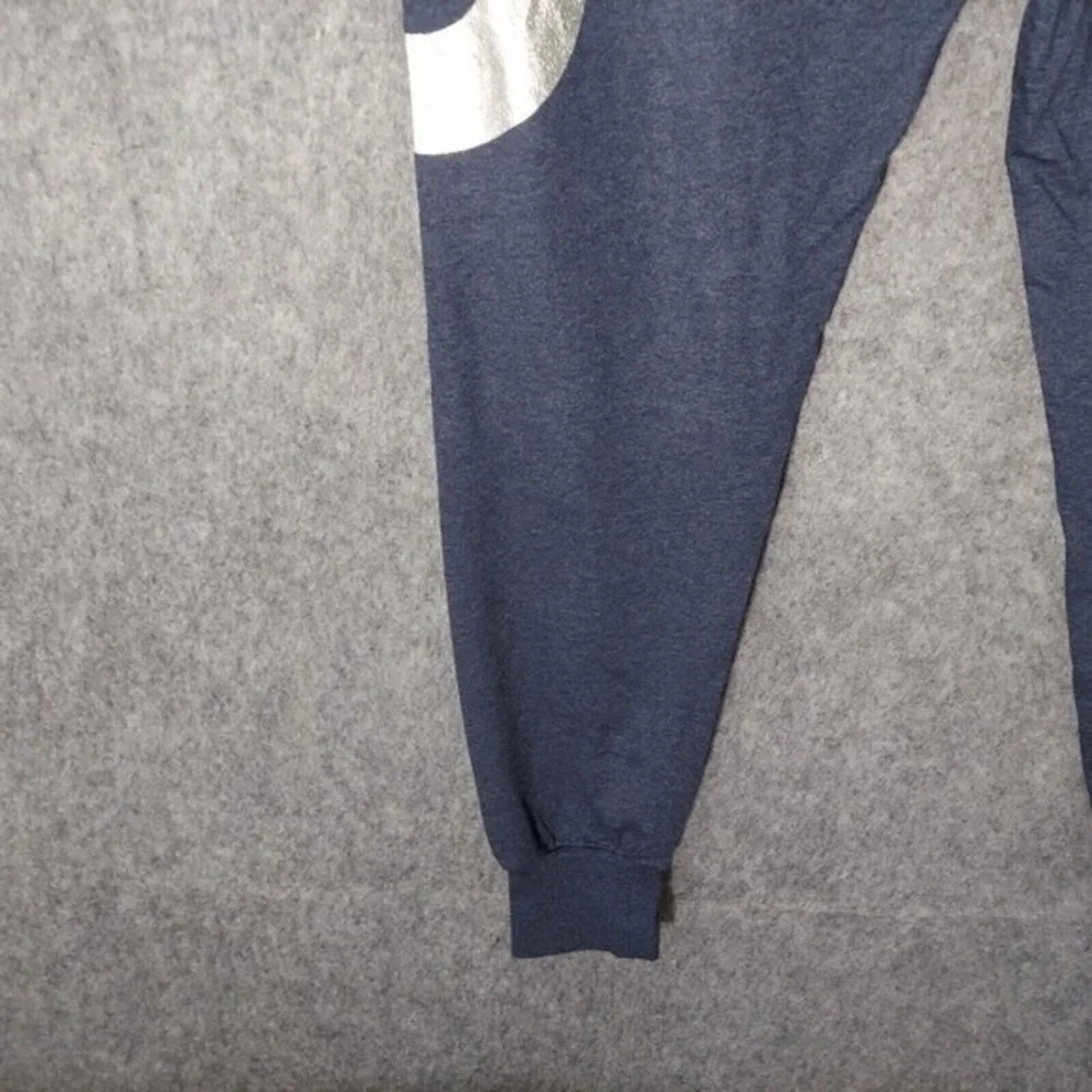 True‎ Religion Sweatpants Men L Blue Horseshoe Logo Streetwear Lounge Drawstring